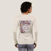 信仰が不可能を可能にする トライブレンドTシャツ (背面全体)