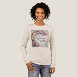 信仰が不可能を可能にする トライブレンドTシャツ