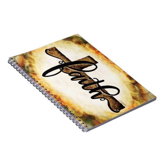 信仰が交差するかわいらし気モダン付き ノートブック (右側)