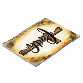 信仰が交差するかわいらし気モダン付き ノートブック (左側)