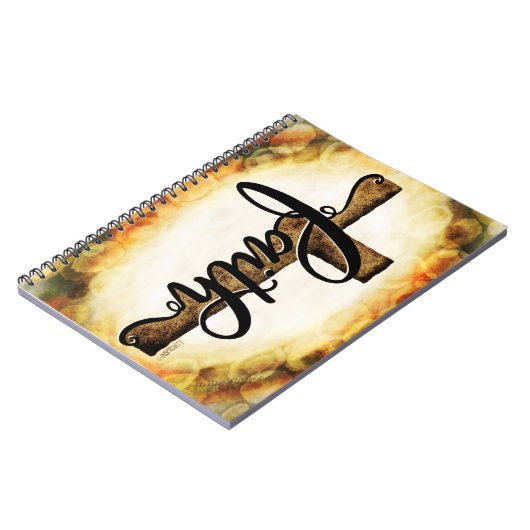 信仰が交差するかわいらし気モダン付き ノートブック (左側)