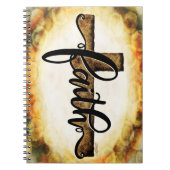 信仰が交差するかわいらし気モダン付き ノートブック (正面)