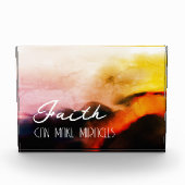 信仰が奇跡を作るグランジバラ金ゴールド フォトブロック (正面)