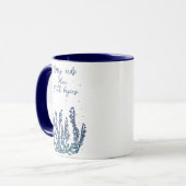 信仰が宗教の信仰の引用文を生じると心配は終わる マグカップ (正面左)