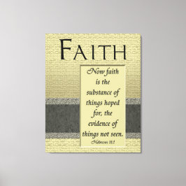 信仰が実体キャンバスプリント キャンバスプリント