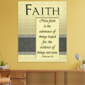 信仰が実体キャンバスプリント キャンバスプリント (インサイチュ (リビング))