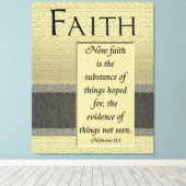 信仰が実体キャンバスプリント キャンバスプリント (インサイチュ (ウッドフロア))