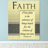 信仰が実体キャンバスプリント キャンバスプリント (インサイチュ (ウッドフロア))