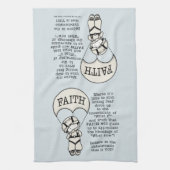 信仰が導く キッチンタオル (縦)