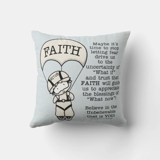 信仰が導く クッション (裏面)