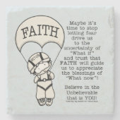 信仰が導く ストーンコースター (正面)