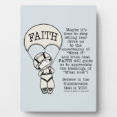 信仰が導く フォトプラーク (正面)