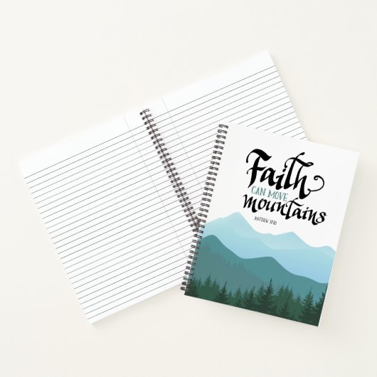 信仰が山のスパイラルノートを移動できる ノートブック (内部)