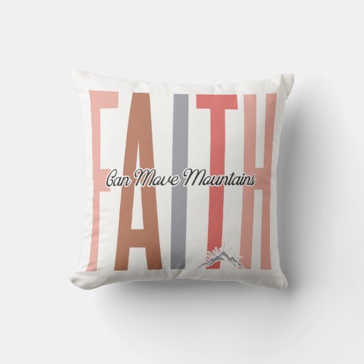 信仰が山の枕を移動できる クッション (正面)