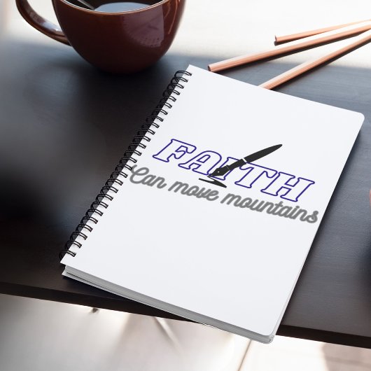 信仰が山を動かすことができるキリスト教手帳 ノートブック