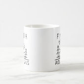 信仰が山を動かすマタイ17:20クリスチャン コーヒーマグカップ (中央)