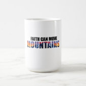 信仰が山を動かす コーヒーマグカップ (中央)