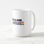 信仰が山を動かす コーヒーマグカップ (正面右)