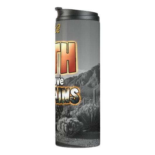 信仰が山を砂漠の風景に移動 タンブラー (回転右)