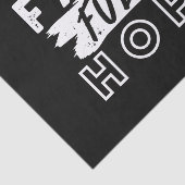 信仰が希望を燃やす - 励ましの信仰の引用 薄葉紙 (詳細)