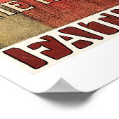 信仰が忍耐を勇気づける ポスター (角)