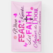 信仰が扉に答える 横断幕 (縦)