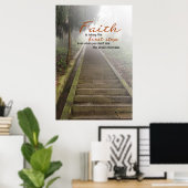 信仰が第一歩を踏み出す ポスター (ホームオフィス)