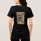 信仰が自由を導く キリスト教愛国デザイン トライブレンドＴシャツ (裏面)