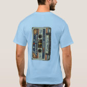 信仰が自由を導く キリスト教愛国デザイン Tシャツ (裏面)
