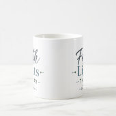 信仰が道を照らす モーニングスクリプト引用句 コーヒーマグカップ (中央)