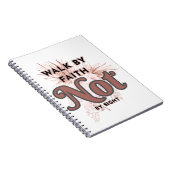 信仰ではなく見るスパイラルフォトノートブック ノートブック (右側)