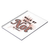 信仰ではなく見るスパイラルフォトノートブック ノートブック (左側)