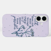 信仰で可能 – カモミール引用文 Case-Mate iPhoneケース (裏面 (横))
