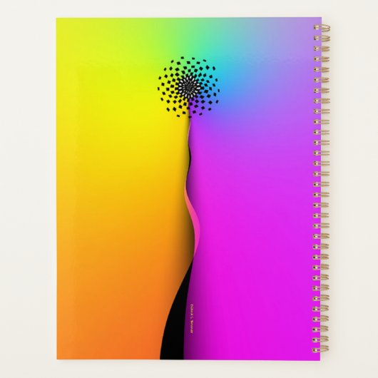 信仰で恐怖を克服するパーソナライズされたプランナー プランナー手帳 (裏面)