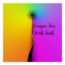 信仰で恐怖を克服する ポスター