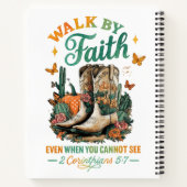 信仰で歩.... ノートブック (裏面)