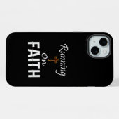 信仰で走るランナー iPhoneケース (裏面横)