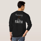 信仰で走るランナー Tシャツ (裏面フル)