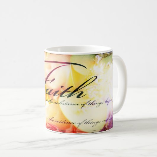 信仰とは コーヒーマグカップ (正面右)