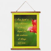 信仰とは 吊り下げ型タペストリー (正面)