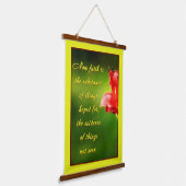 信仰とは 吊り下げ型タペストリー (傾斜あり)