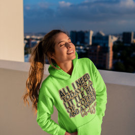 信仰とコーヒーで一日を燃やす パーカ