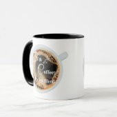 信仰とコーヒー マグカップ (正面左)