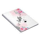 信仰とハートフローラノート ノートブック (右側)