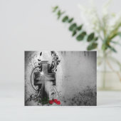 信仰とバラ結婚ゴシックの発表 案内ポストカード (スタンド正面)