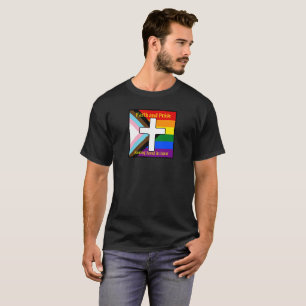 信仰とプライドは巨大な進歩プライド旗に属する Tシャツ