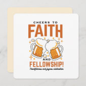 信仰と交友の喜び - オクトーバーフェストTシャツ シーズンカード (正面/裏面)