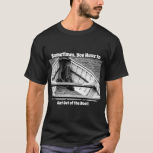 信仰と勇気付けられるのTシャツが船から出る Tシャツ