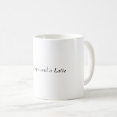 信仰と希望とラテ コーヒーマグカップ (正面右)
