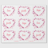 信仰と希望と愛の包み紙 ラッピングペーパー (フラット)
